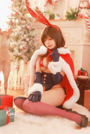 [Net Red COSER Photo]애니 블로거 레이나잇 魈雨-Christmas Rabbit