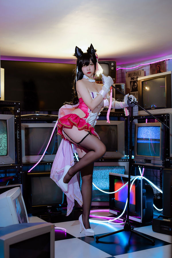[Cosplay Photo] Popular Coser Nizo Nisa - Atago azul dependiente de Canine