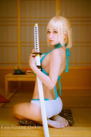 [Foto de cosplay] Miyana Mia - Okita Soji Miyazaki