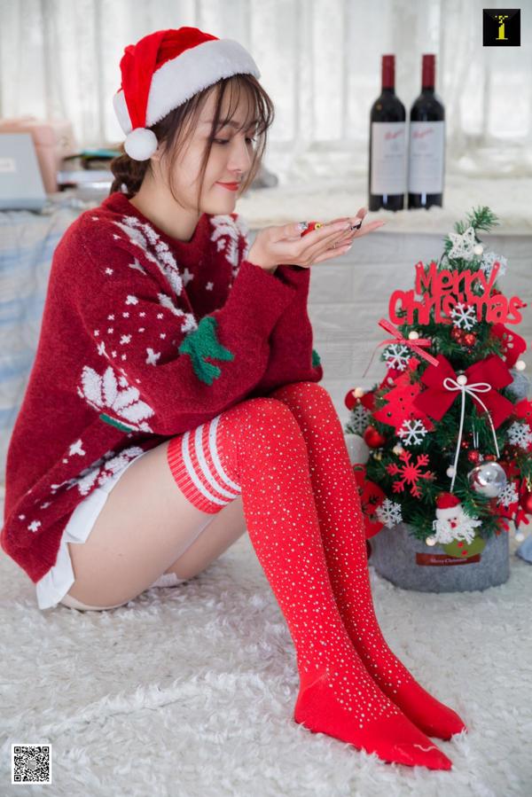 Wanping "Vino tinto y Navidad" [Edición para IESS] Hermosas piernas en medias
