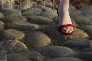 [丽 柜 LiGui] Modello Helen "Spring Is Here" Foto di piedi in seta