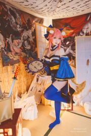 [COS Bien-être] Weibo Girl Paper Cream Moon Shimo - Tamamo Mae