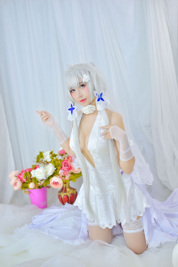 [网 红 Coser] Jiuqu Jean "Trouwjurk"
